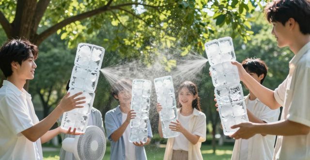 大冰块降温方法_朝阳区夏季防暑降温大冰块_大冰块户外活动使用时长